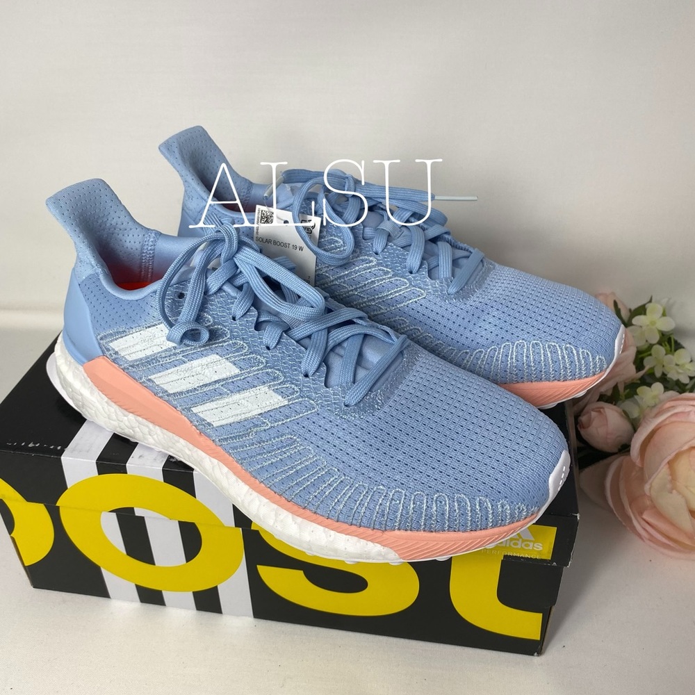 Adidas Solar Boost Blue Canvas Low Top AUTHENTIC - Picture 3 of 8